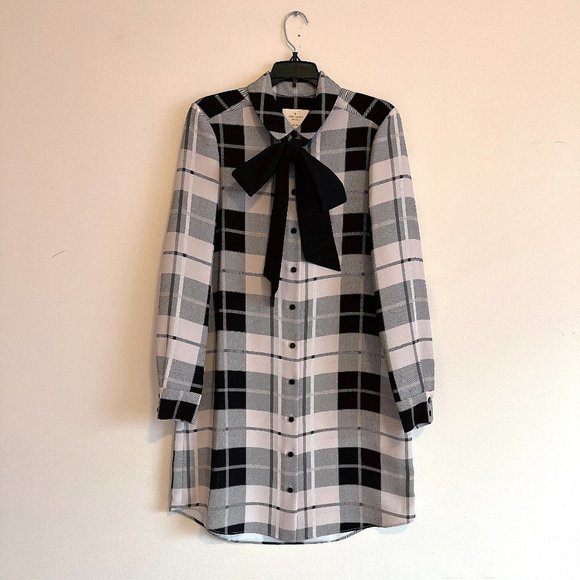 kate spade Dresses & Skirts - Kate Spade Woodland Plaid Griffin Shirt Dress